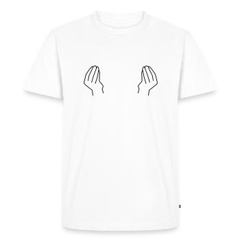 Aiguilles d’Italie - T-shirt Premium bio Homme - blanc - Devant - Nico (187cm)