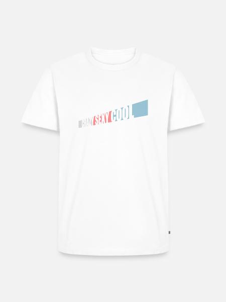crazy sexy cool design - Men's Premium Organic T-Shirt - white