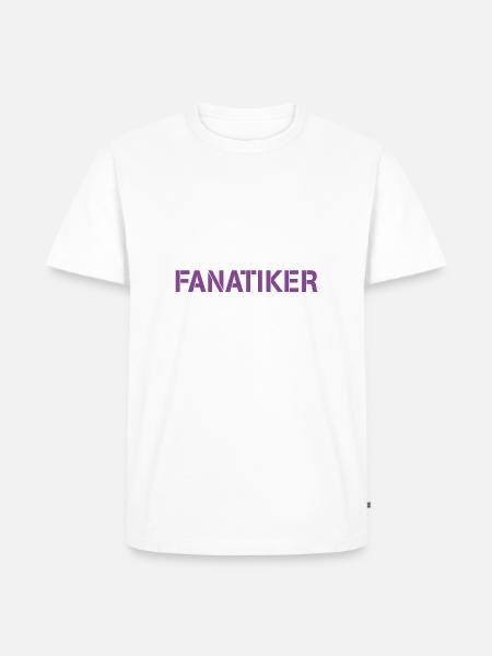 Karma Fanatiker - Männer Premium Bio T-Shirt - Weiß