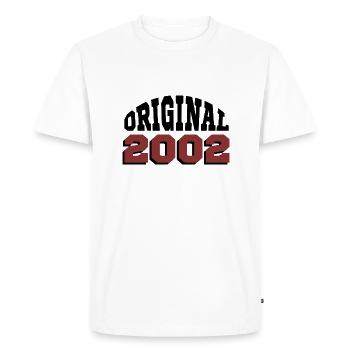 Original 2002 - T-shirt Premium bio Homme - blanc - Devant - Nico (187cm)
