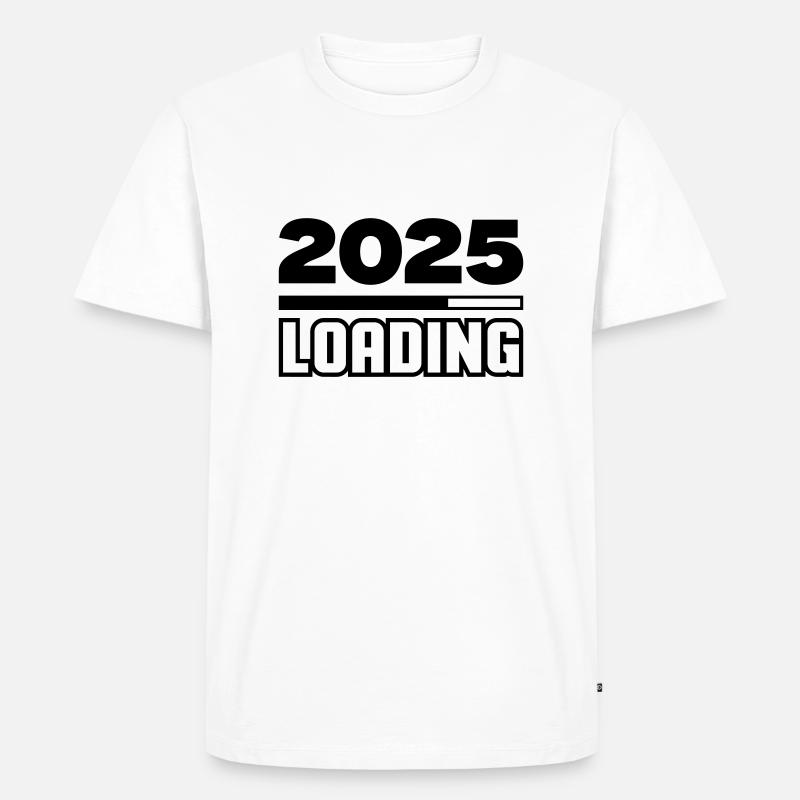 loading 2025 - Männer Premium Bio T-Shirt - Weiß