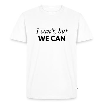 Travail d’Équipe - T-shirt Premium bio Homme - blanc - Devant - Nico (187cm)