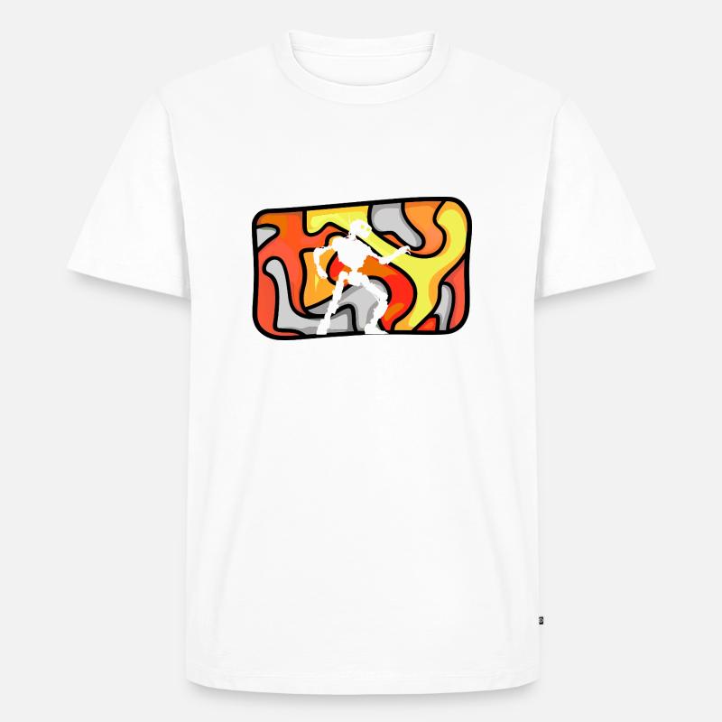 Robotik Informatik - Männer Premium Bio T-Shirt - Weiß