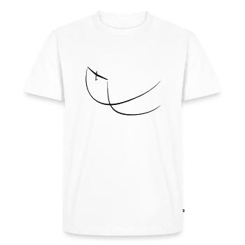 planeur de voltige planeur planeur pilote de planeur volant - T-shirt Premium bio Homme - blanc - Devant - Nico (187cm)