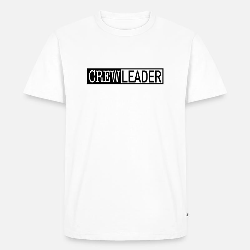 Crew Member - Männer Premium Bio T-Shirt - Weiß