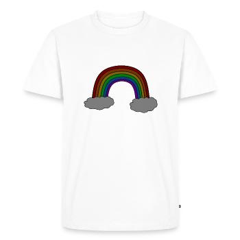 Darker than the rainbow - Men's Premium Organic T-Shirt - white - Front - Nico (187cm)