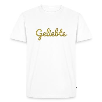 Bien-aimé - T-shirt Premium bio Homme - blanc - Devant - Nico (187cm)
