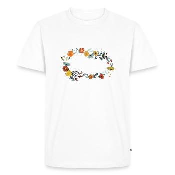 Église Religion Catholique Catholique Jésus-Christ - T-shirt Premium bio Homme - blanc - Devant - Nico (187cm)