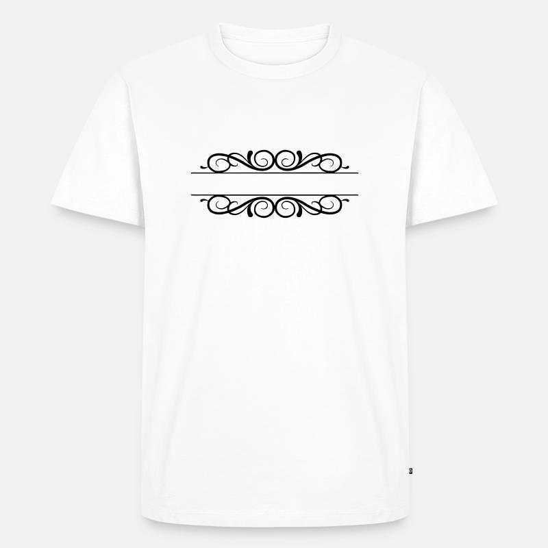 Sample template - Men's Premium Organic T-Shirt - white