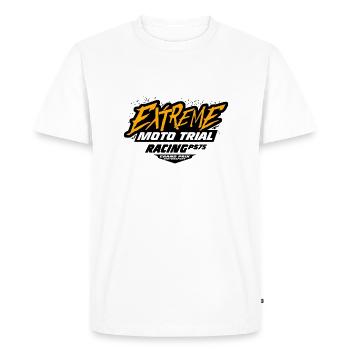 Trial - Trialsport - Moto Trial - Motorcycle Trial - Men's Premium Organic T-Shirt - white - Front - Nico (187cm)