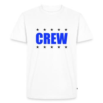crew - Men's Premium Organic T-Shirt - white - Front - Nico (187cm)