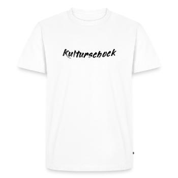 Culture shock - Men's Premium Organic T-Shirt - white - Front - Nico (187cm)