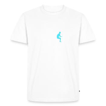 Evolution Piano Instrument Keys Playing Music - Men's Premium Organic T-Shirt - white - Front - Nico (187cm)