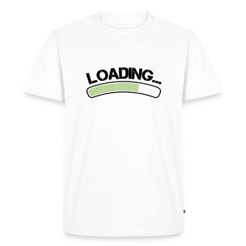 Chargement - T-shirt Premium bio Homme - blanc - Devant - Nico (187cm)