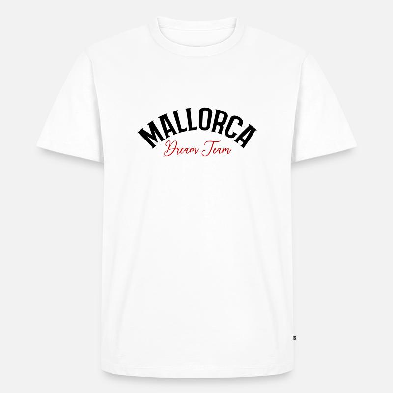 Mallorca Dream Team - Männer Premium Bio T-Shirt - Weiß