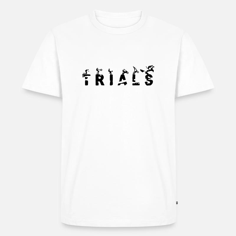 TRIAL - Männer Premium Bio T-Shirt - Weiß