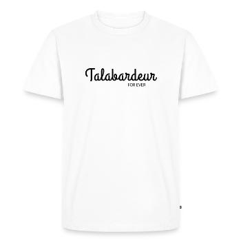 Bretagne - Talabardeur for ever - T-shirt Premium bio Homme - blanc - Devant - Nico (187cm)