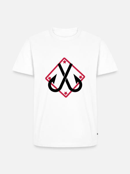 Fischer - Fischerei - Männer Premium Bio T-Shirt - Weiß