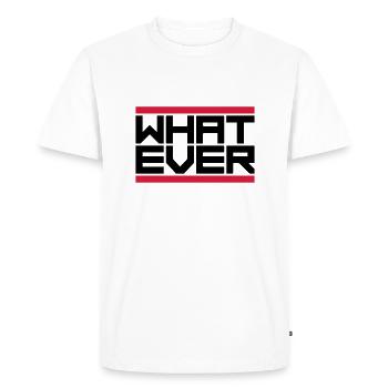 Devise quoi que ce soit - T-shirt Premium bio Homme - blanc - Devant - Nico (187cm)