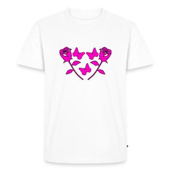 Summer - Men's Premium Organic T-Shirt - white - Front - Nico (187cm)