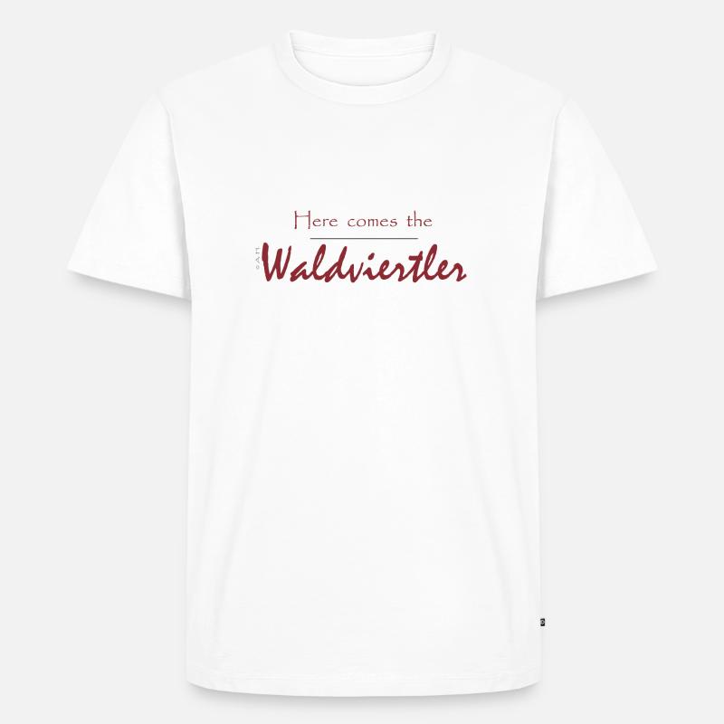 Waldviertler 17 - Männer Premium Bio T-Shirt - Weiß