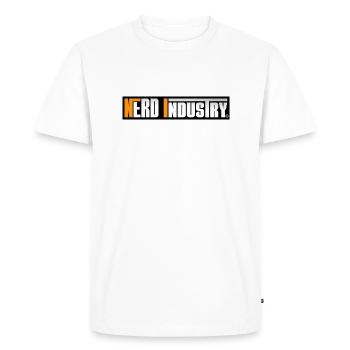BANIERE NERD INDUSTRY - Men's Premium Organic T-Shirt - white - Front - Nico (187cm)