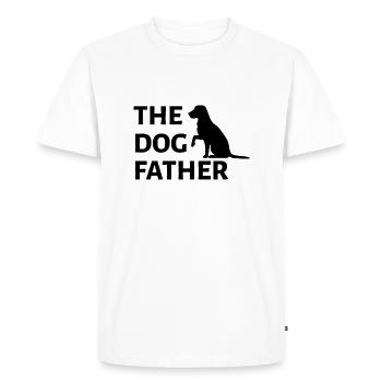 Chien Hund - T-shirt Premium bio Homme - blanc - Devant - Nico (187cm)