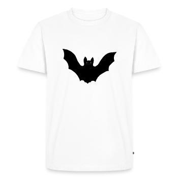 Bat - Men's Premium Organic T-Shirt - white - Front - Nico (187cm)