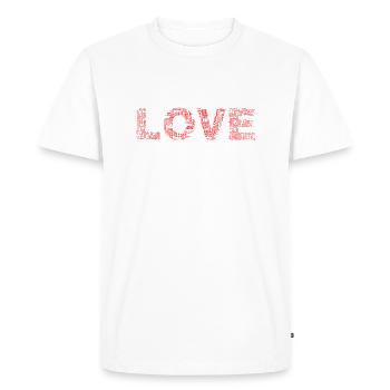 Untitled 2000 x 2000 px 20240711 205024 0000 - Men's Premium Organic T-Shirt - white - Front - Nico (187cm)