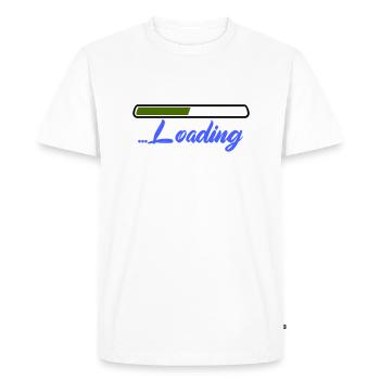 Chargement - T-shirt Premium bio Homme - blanc - Devant - Nico (187cm)