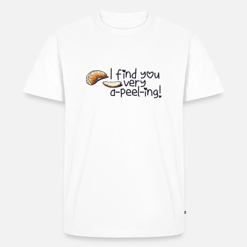 a-peel-ing - Männer Premium Bio T-Shirt - Weiß