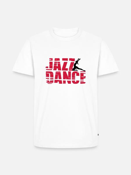 Jazz Dance - Men's Premium Organic T-Shirt - white