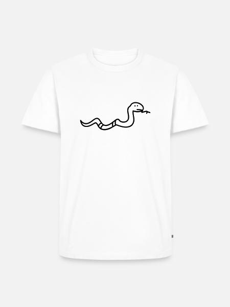 Serpent - T-shirt Premium bio Homme - blanc