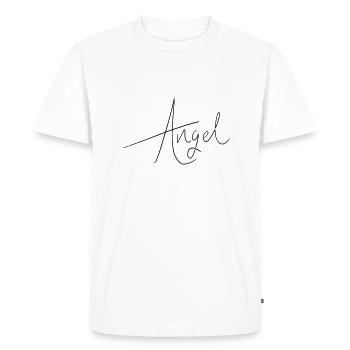 angel - T-shirt Premium bio Homme - blanc - Devant - Nico (187cm)