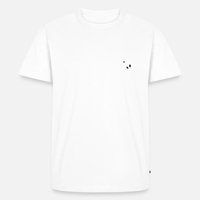 Eisbär - Männer Premium Bio T-Shirt - Weiß