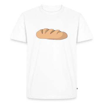 loaf - Men's Premium Organic T-Shirt - white - Front - Nico (187cm)