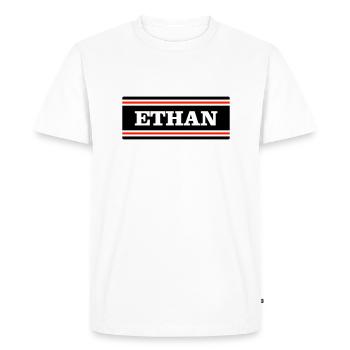 ETHAN - T-shirt Premium bio Homme - blanc - Devant - Nico (187cm)