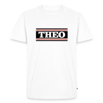 THEO - T-shirt Premium bio Homme - blanc - Devant - Nico (187cm)