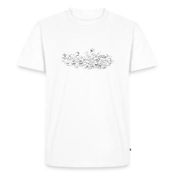 surf everywhere - Men's Premium Organic T-Shirt - white - Front - Nico (187cm)