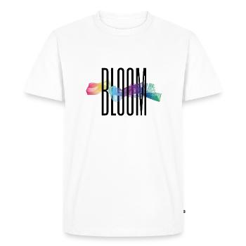 FLEURIR - T-shirt Premium bio Homme - blanc - Devant - Nico (187cm)