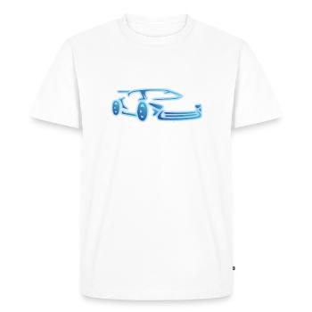 Fast Supercar Concept Car Sports Car Racing - T-shirt Premium bio Homme - blanc - Devant - Nico (187cm)