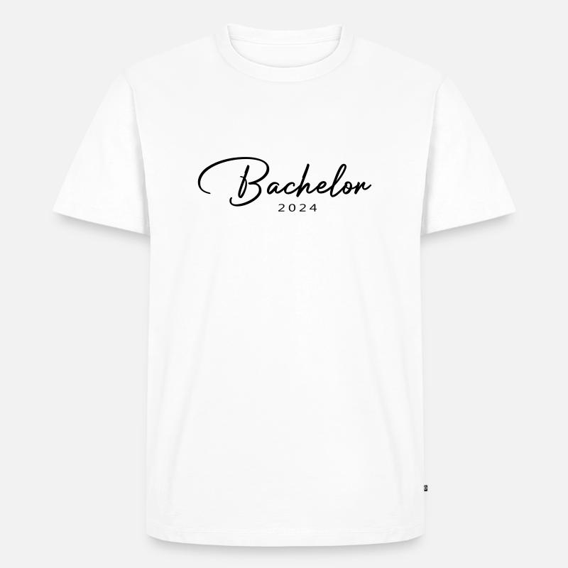 Bachelor 2024 - Männer Premium Bio T-Shirt - Weiß