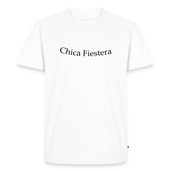 Chica fiestera - T-shirt Premium bio Homme - blanc - Devant - Nico (187cm)