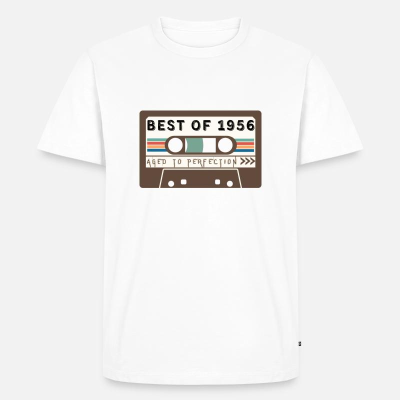 Das Beste von 1956 - Männer Premium Bio T-Shirt - Weiß