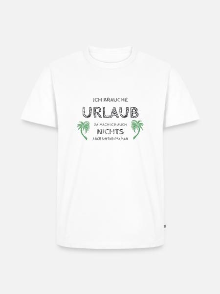 I need a vacation - Men's Premium Organic T-Shirt - white