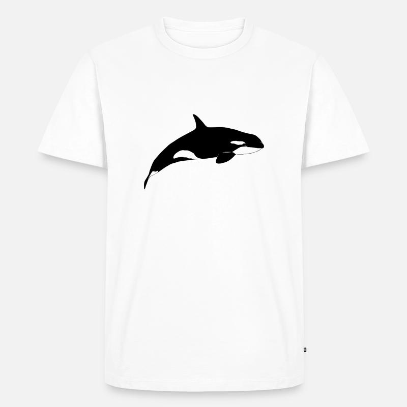 Orca - Wal - Killerwal - Männer Premium Bio T-Shirt - Weiß