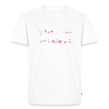Agde - T-shirt Premium bio Homme - blanc - Devant - Nico (187cm)