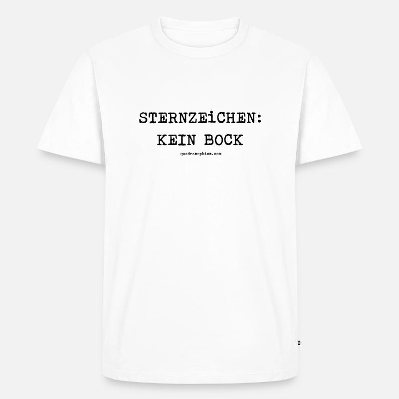 Sternzeichen - Männer Premium Bio T-Shirt - Weiß