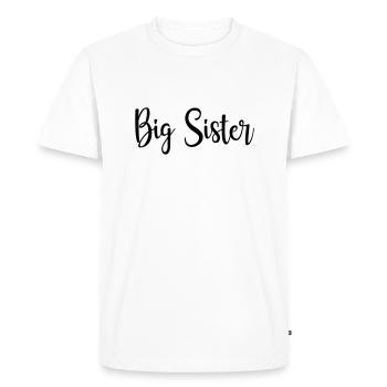 grande soeur - T-shirt Premium bio Homme - blanc - Devant - Nico (187cm)