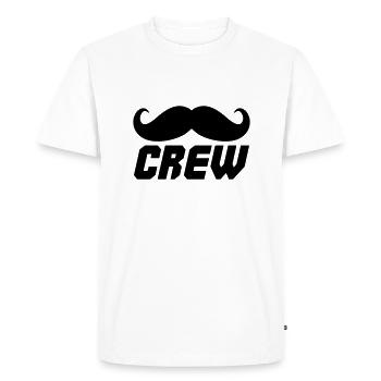 Bart Crew - T-shirt Premium bio Homme - blanc - Devant - Nico (187cm)